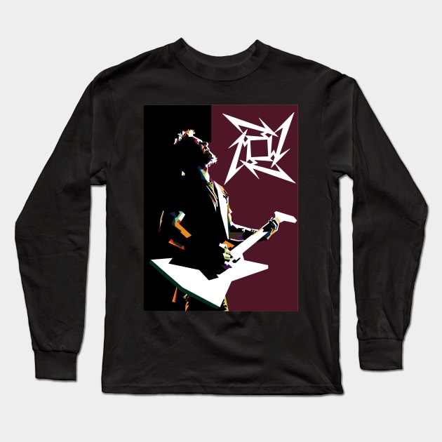 james hetfield wpap Long Sleeve T-Shirt by pucil03